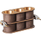 混凝土圆柱模具，2“x 4”(51 x 102毫米)，3 gang，青铜